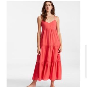 Billabong Dance Away Maxi Dress in Fuego NWT